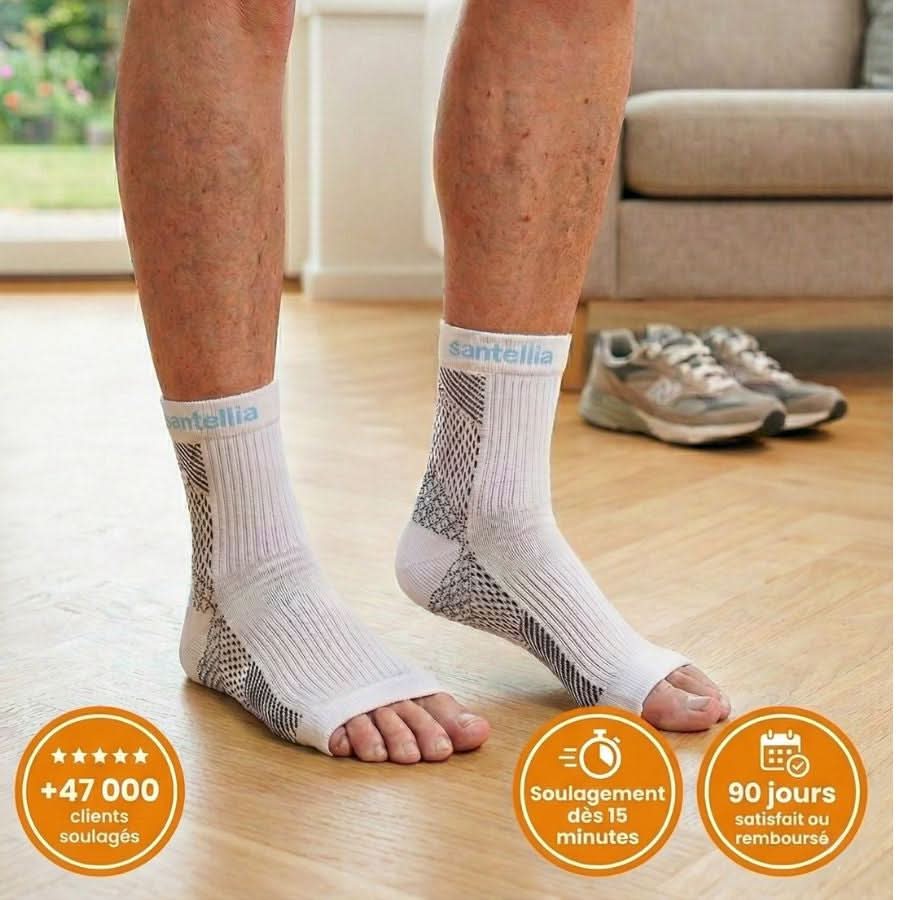 CHAUSSETTE COMPRESSION SOULAGER VOS DOULEURS AU PIED 🦶