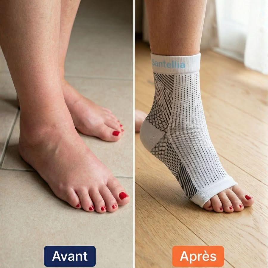 CHAUSSETTE COMPRESSION SOULAGER VOS DOULEURS AU PIED 🦶